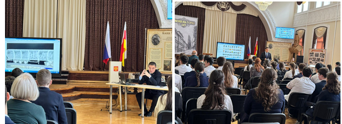 Встреча учащихся с представителями Северо-Осетинской таможни