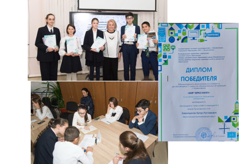 II Муниципальный интеллектуальный конкурс  «Мир через науку»